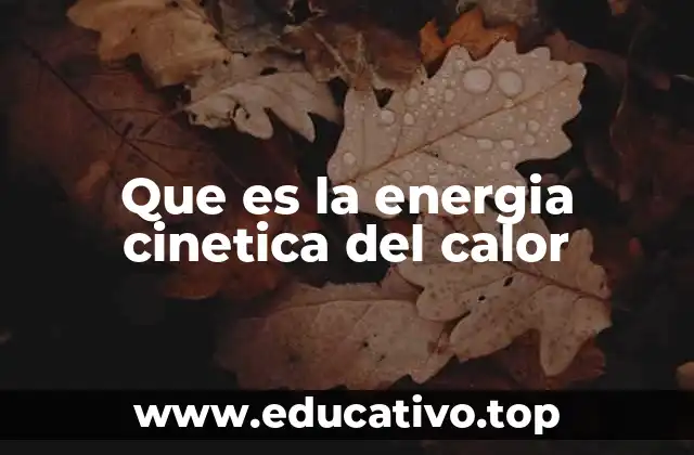Que es la energia cinetica del calor