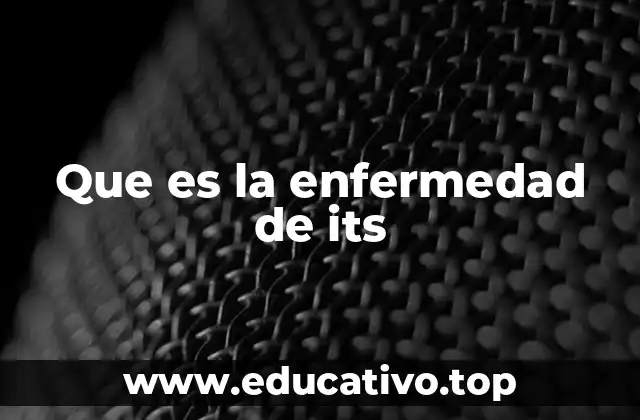 Que es la enfermedad de its