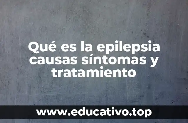 Qué es la epilepsia causas síntomas y tratamiento