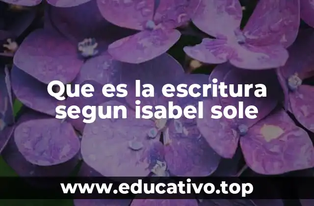 El papel de la escritura en la construcción del conocimiento