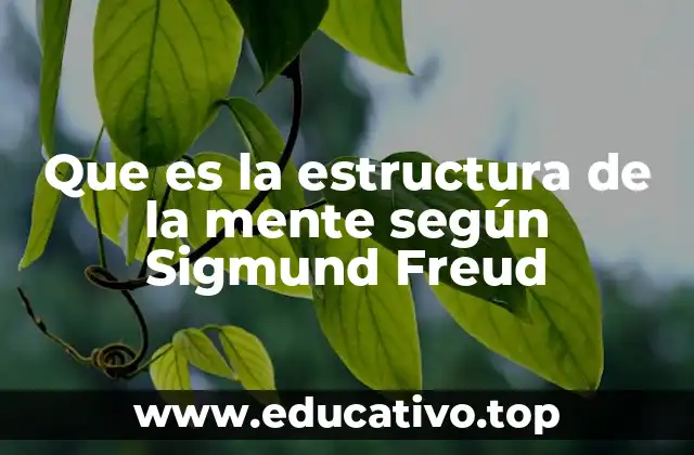 Que es la estructura de la mente según Sigmund Freud