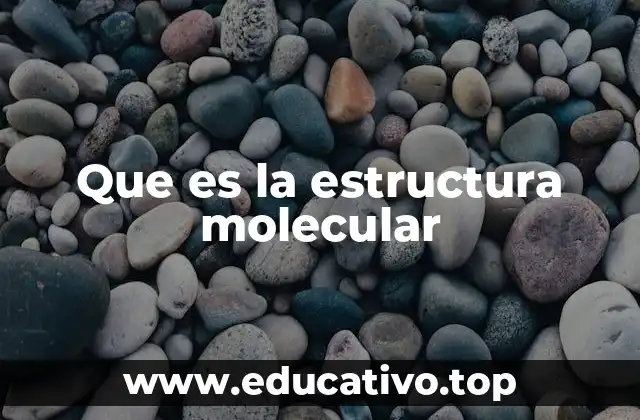 Que es la estructura molecular