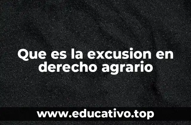 El papel de la excusión en la seguridad jurídica de los poseedores rurales