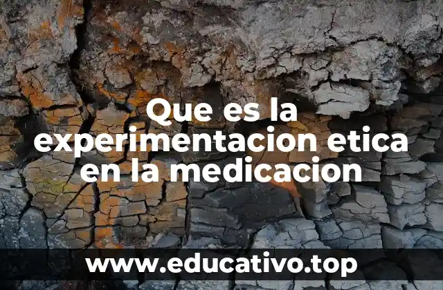Que es la experimentacion etica en la medicacion