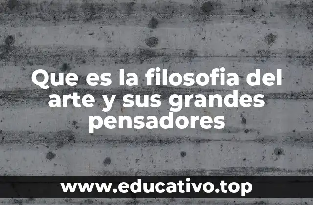 El arte como fenómeno filosófico