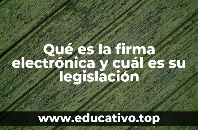 La importancia de la firma electrónica en el entorno digital