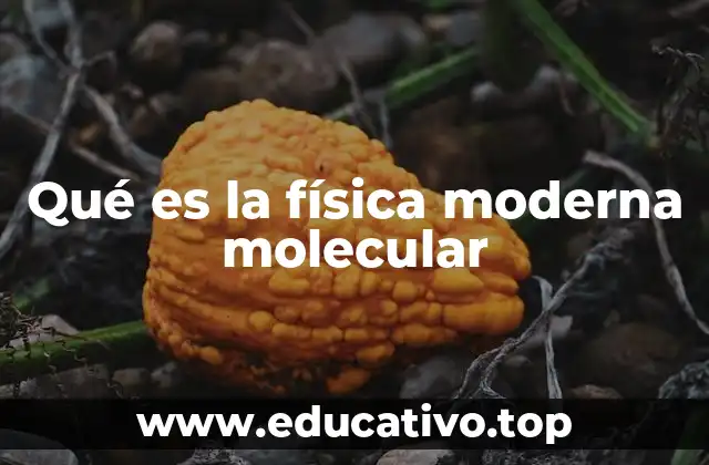 Qué es la física moderna molecular