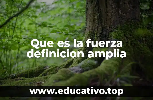 El concepto de fuerza en el desarrollo histórico del pensamiento humano