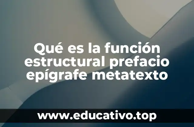 Introducciones formales en la narrativa