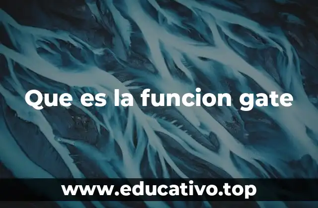 Que es la funcion gate