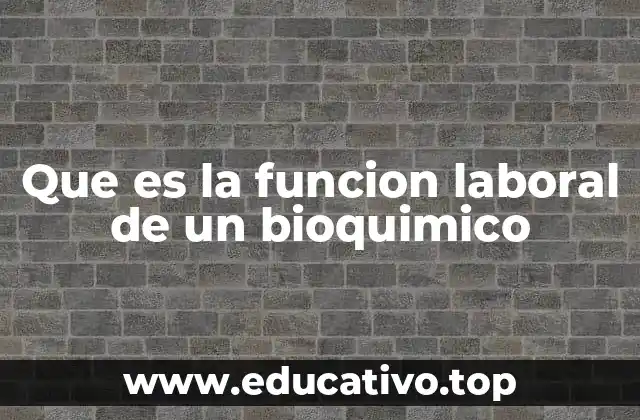 El impacto del bioquímico en la salud pública