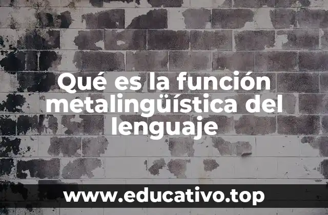 La metalingüística como herramienta para el análisis del lenguaje
