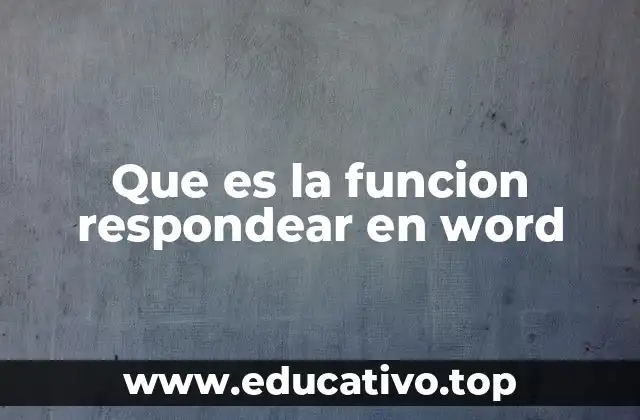 Cómo crear un formulario con campos de respuesta en Word