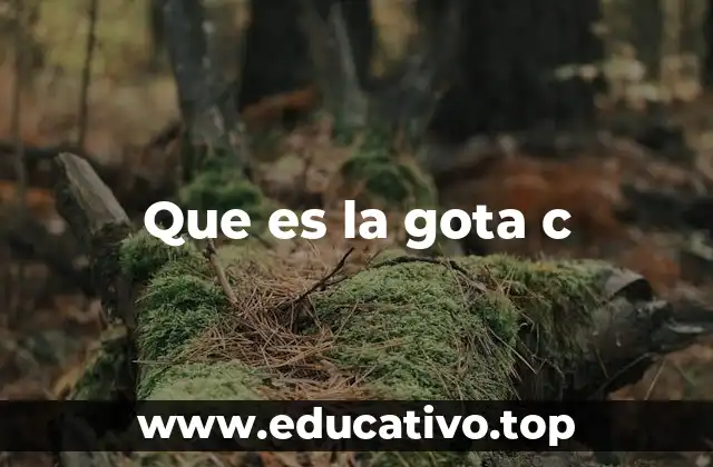 Que es la gota c