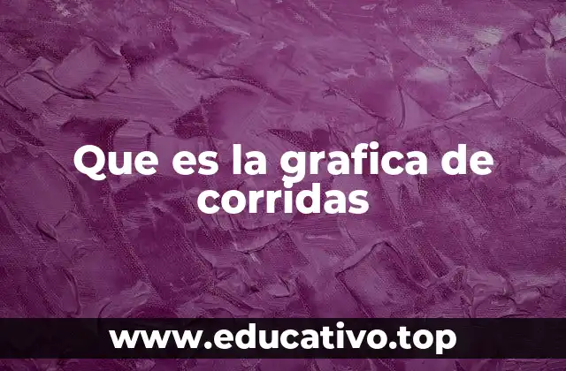 Que es la grafica de corridas
