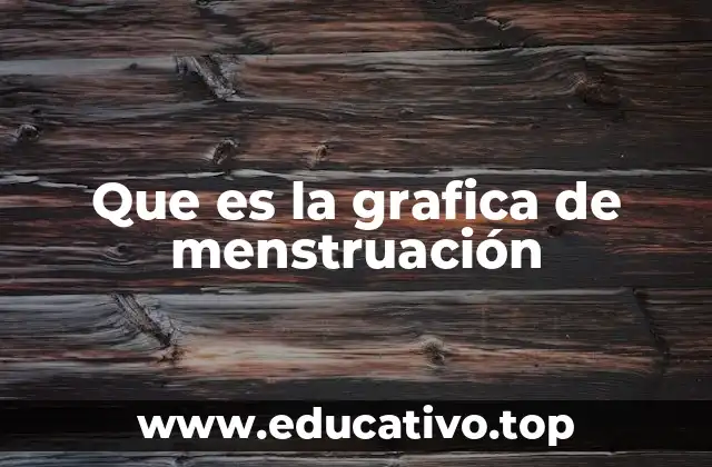 Que es la grafica de menstruación