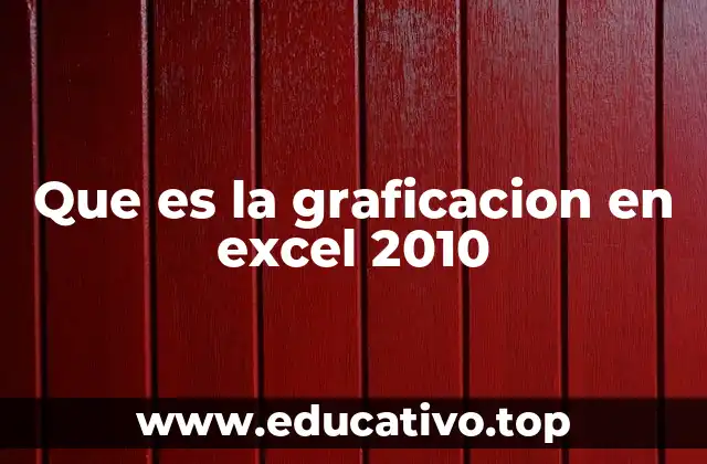 Que es la graficacion en excel 2010
