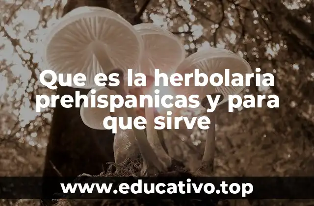 Que es la herbolaria prehispanicas y para que sirve