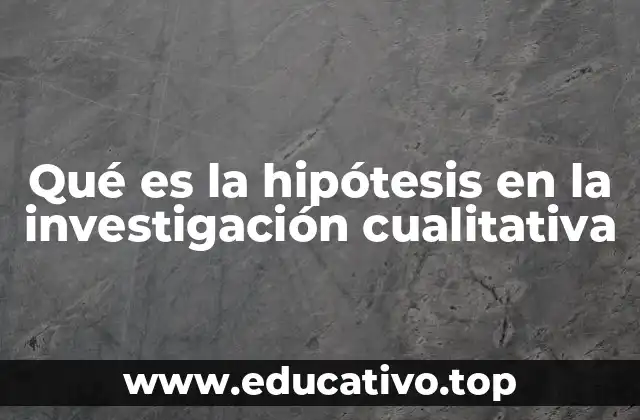 El papel de la hipótesis en la orientación de la investigación