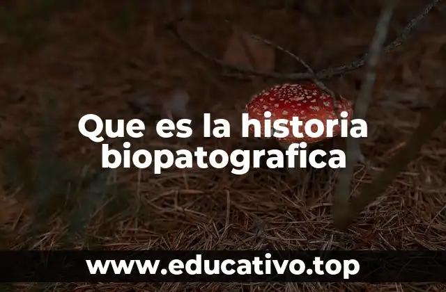 Que es la historia biopatografica