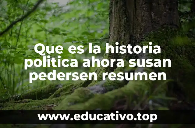 Que es la historia politica ahora susan pedersen resumen
