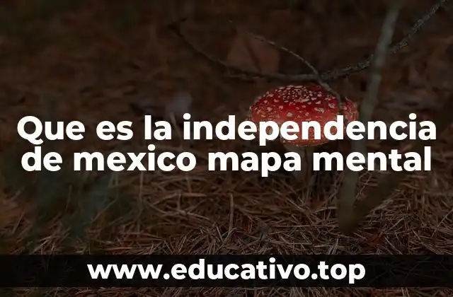 Que es la independencia de mexico mapa mental