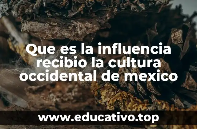 Que es la influencia recibio la cultura occidental de mexico