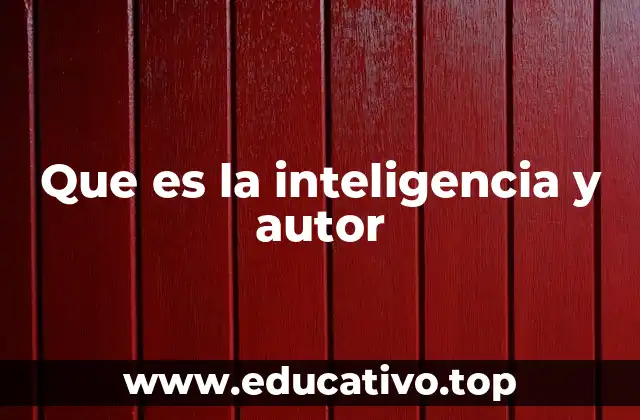 La inteligencia como herramienta del creador