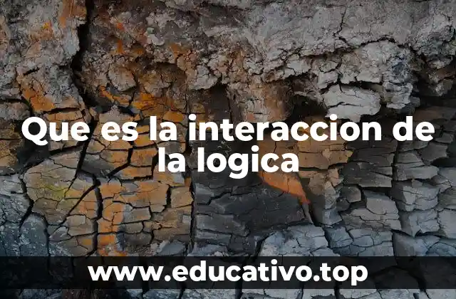 Que es la interaccion de la logica