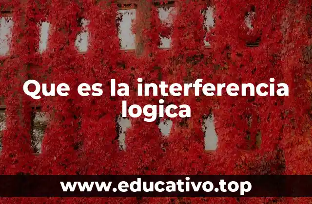 Que es la interferencia logica