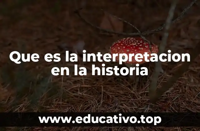 Que es la interpretacion en la historia