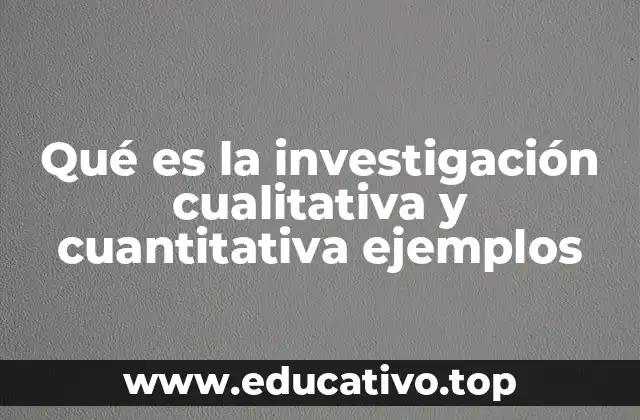 Diferencias entre enfoques de investigación