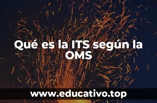 Qué es la ITS según la OMS