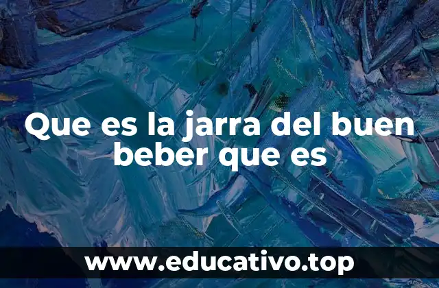 El símbolo detrás de la jarra del buen beber