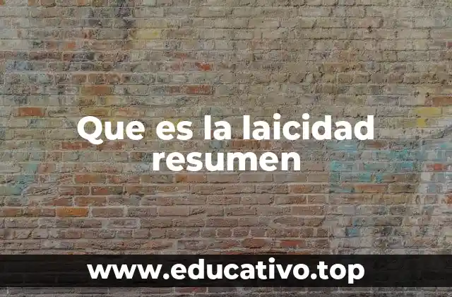 La importancia de la laicidad en la sociedad contemporánea