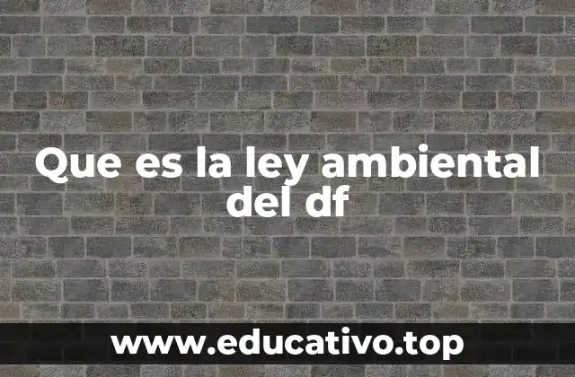 La importancia de un marco legal para el desarrollo sostenible en la capital