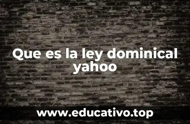 El impacto de la ley dominical en la economía y el comercio
