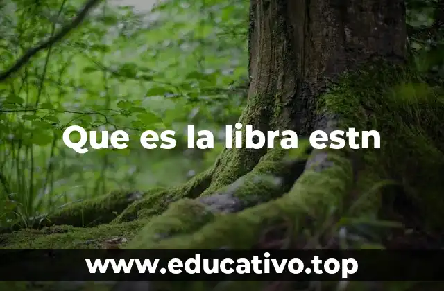 Que es la libra estn
