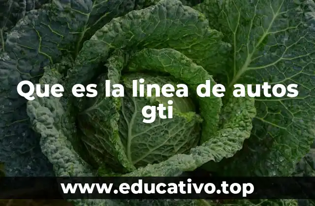 Que es la linea de autos gti