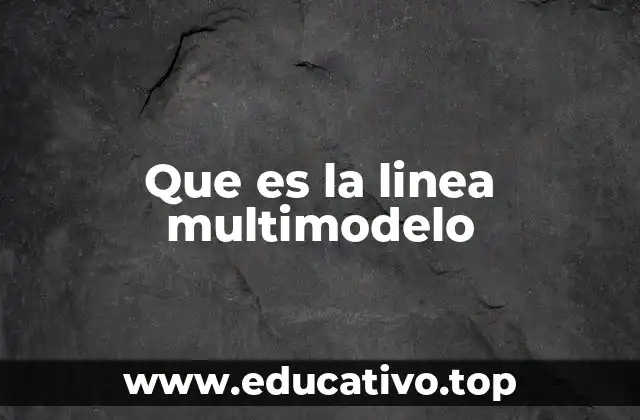 Que es la linea multimodelo