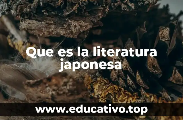 Que es la literatura japonesa