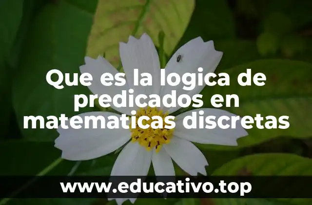 Que es la logica de predicados en matematicas discretas
