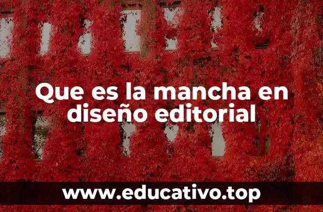 Que es la mancha en diseño editorial