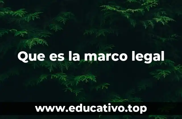 La importancia de contar con un marco legal sólido