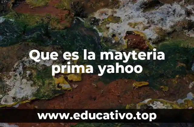 Que es la mayteria prima yahoo