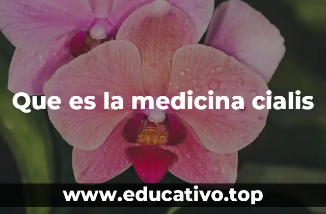 Que es la medicina cialis