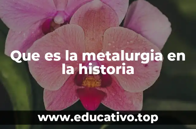 Que es la metalurgia en la historia