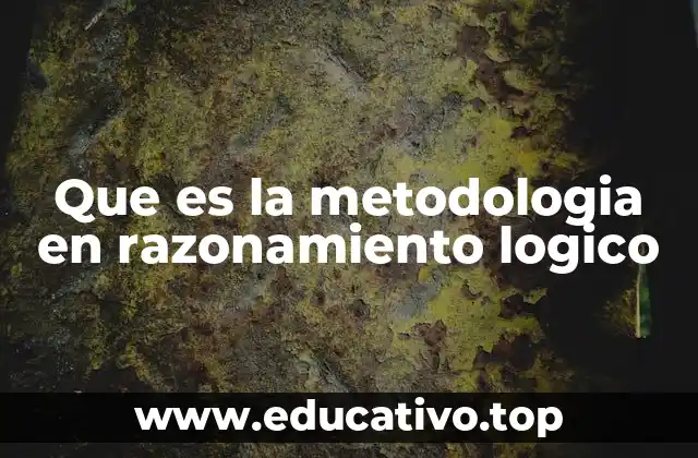 Que es la metodologia en razonamiento logico