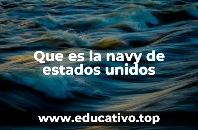 Que es la navy de estados unidos