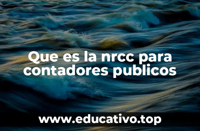 Que es la nrcc para contadores publicos